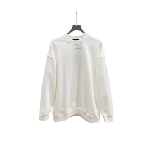 Balenciaga Long Sleeved Sweater White