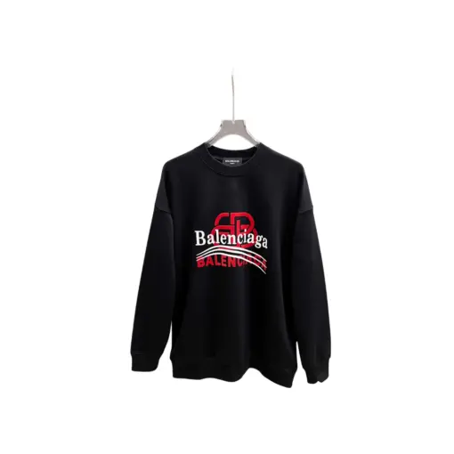 Balenciaga Long Sleeved Sweater Black
