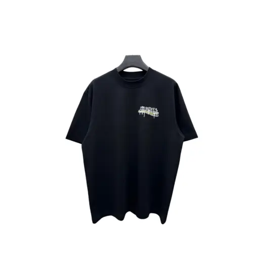 Balenciaga Short Sleeved T Shirt Black