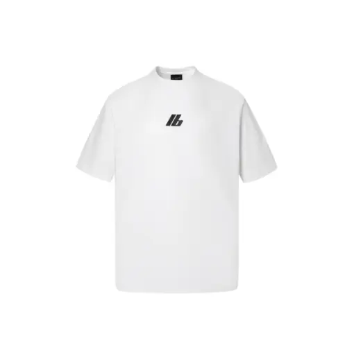 Balenciaga Logo Medium Fit T-Shirt Vintage Cotton White