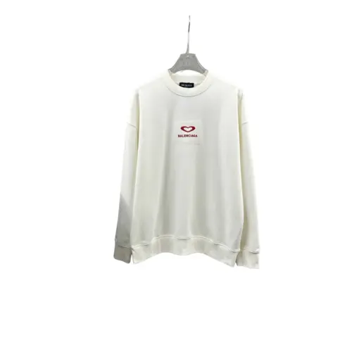 Balenciaga Oversized Sweater White