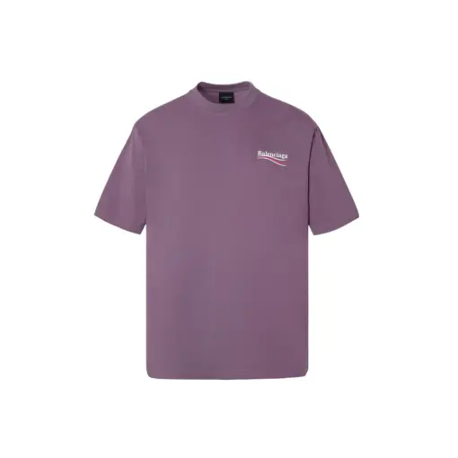 Balenciaga Short Sleeve T Shirt Faded Violet