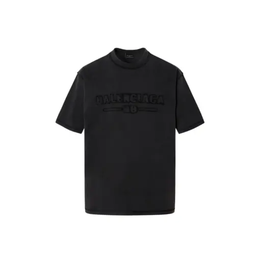 Balenciaga Oversized T Shirt All Black