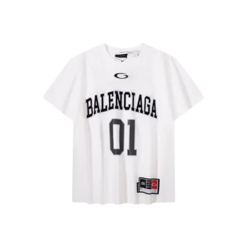 Balenciaga Basketball Series White Jersey T Shirt