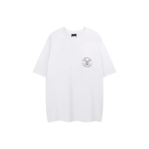 Balenciaga Oversized White T Shirt With BB Monogram