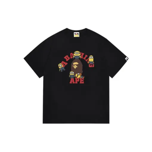 BAPE A Bathing Ape x Minions T Shirt Black