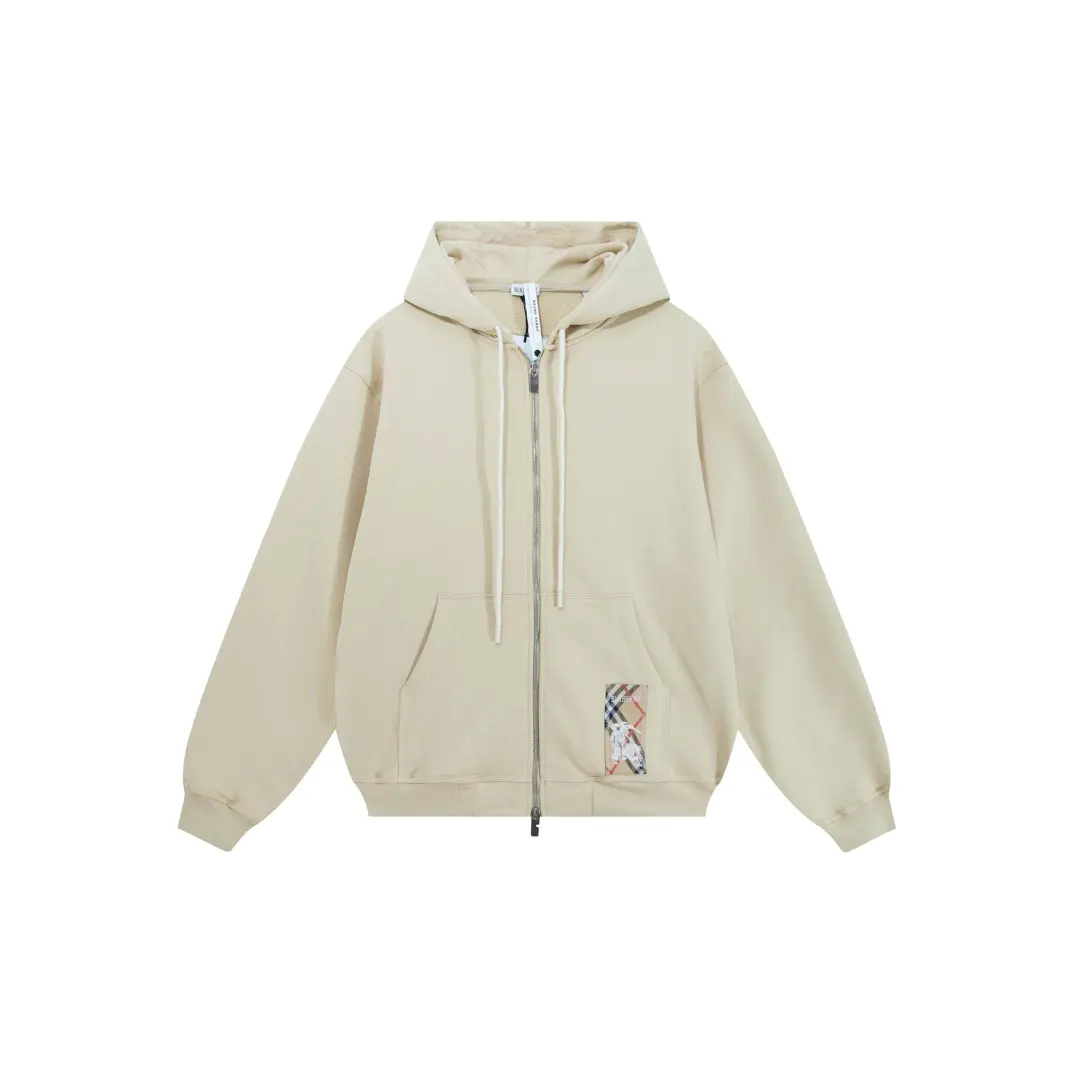 Burberry Cotton Zip Hoodie Calico