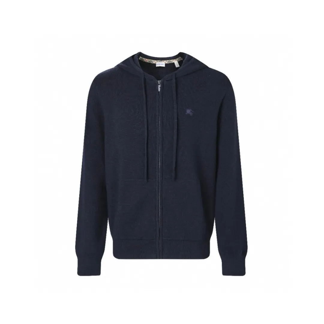 Burberry Zipper Jacket Hoodie Black