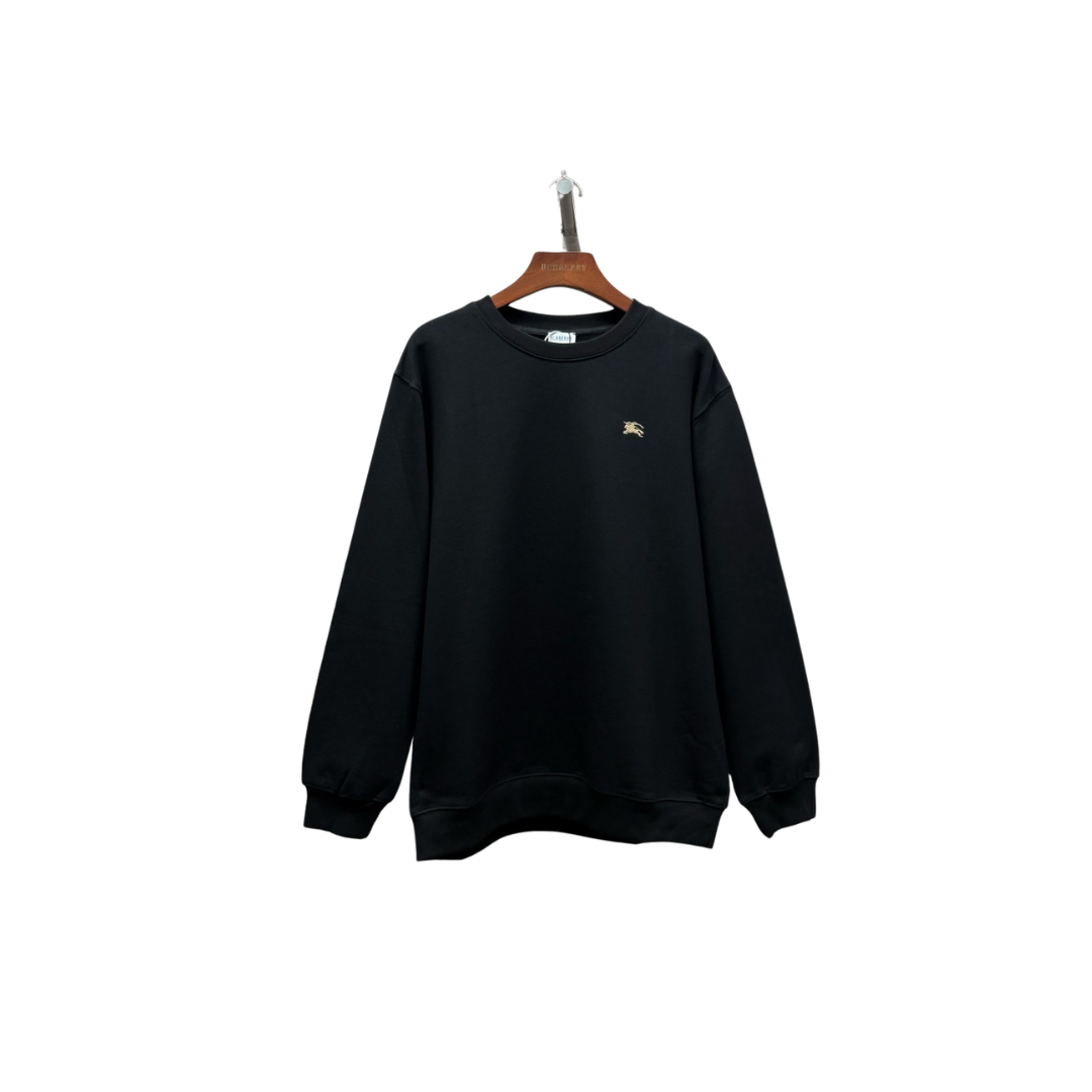 Burberry Sweater Black With Monogram