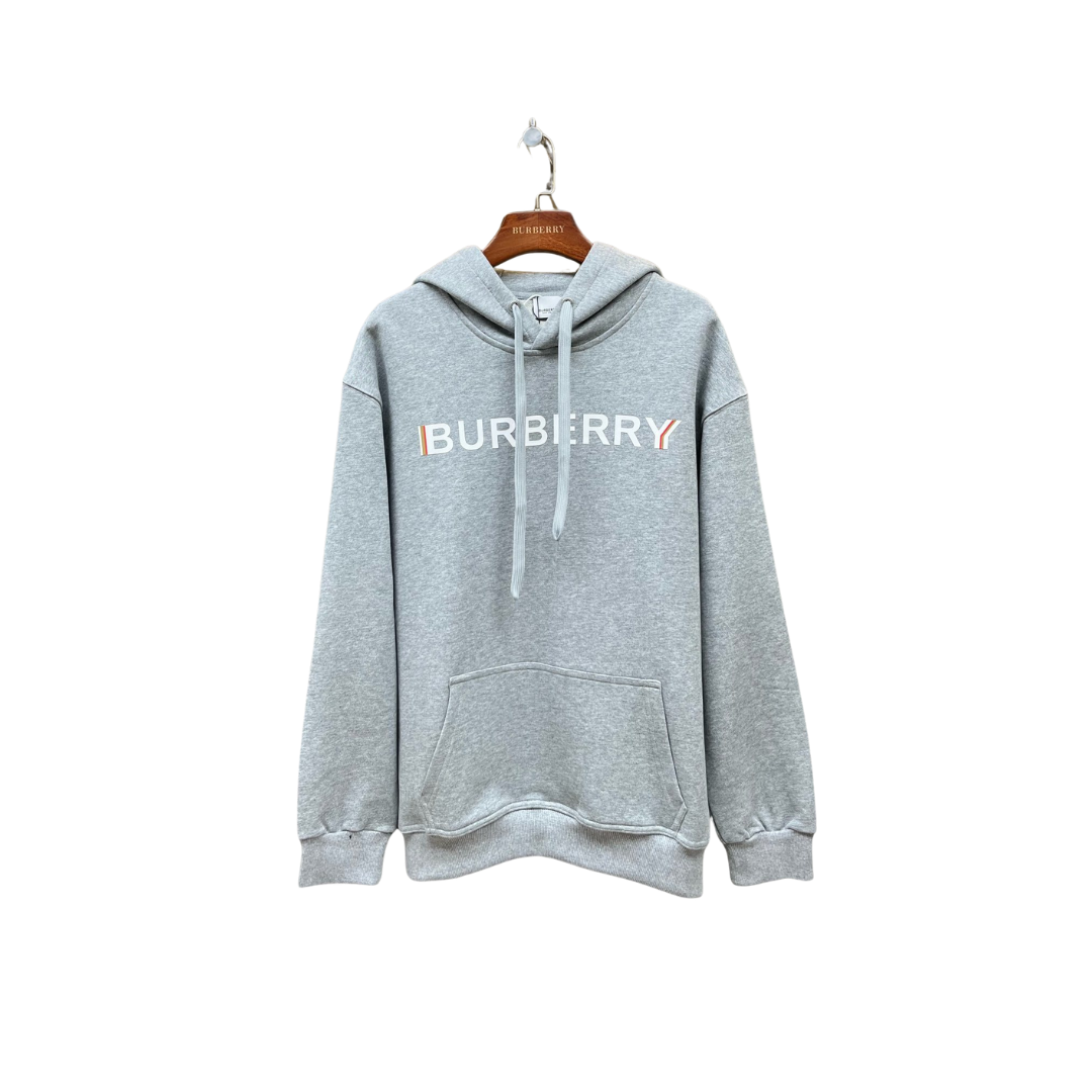 Burberry Zipper Hooded Hoodie Equestrian knight Design Full Black
