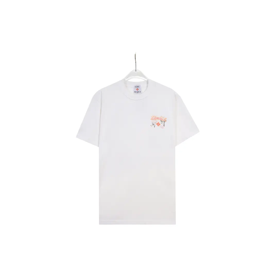 CASABLANCA Logo T Shirt White