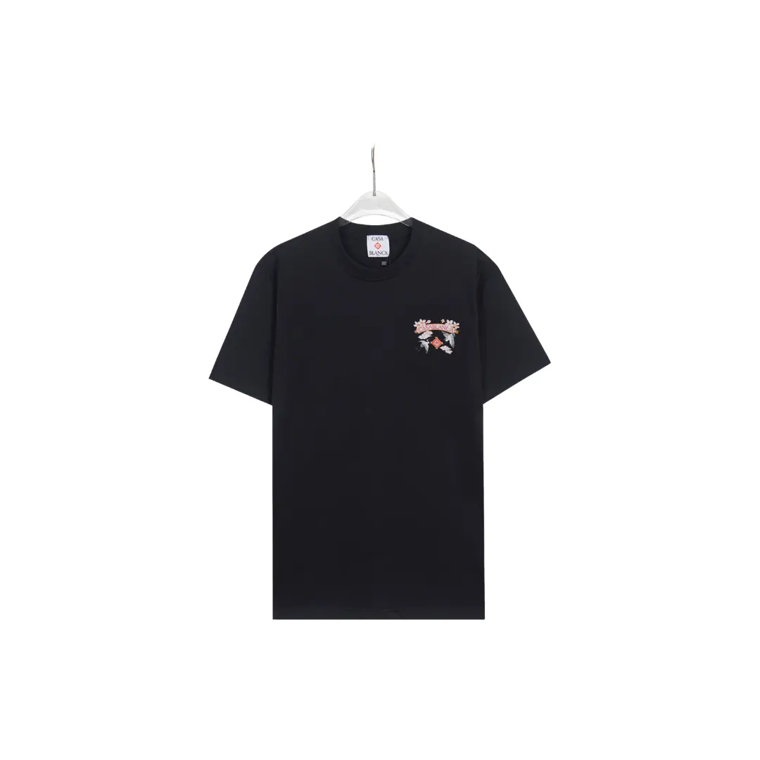CASABLANCA Logo T Shirt Black