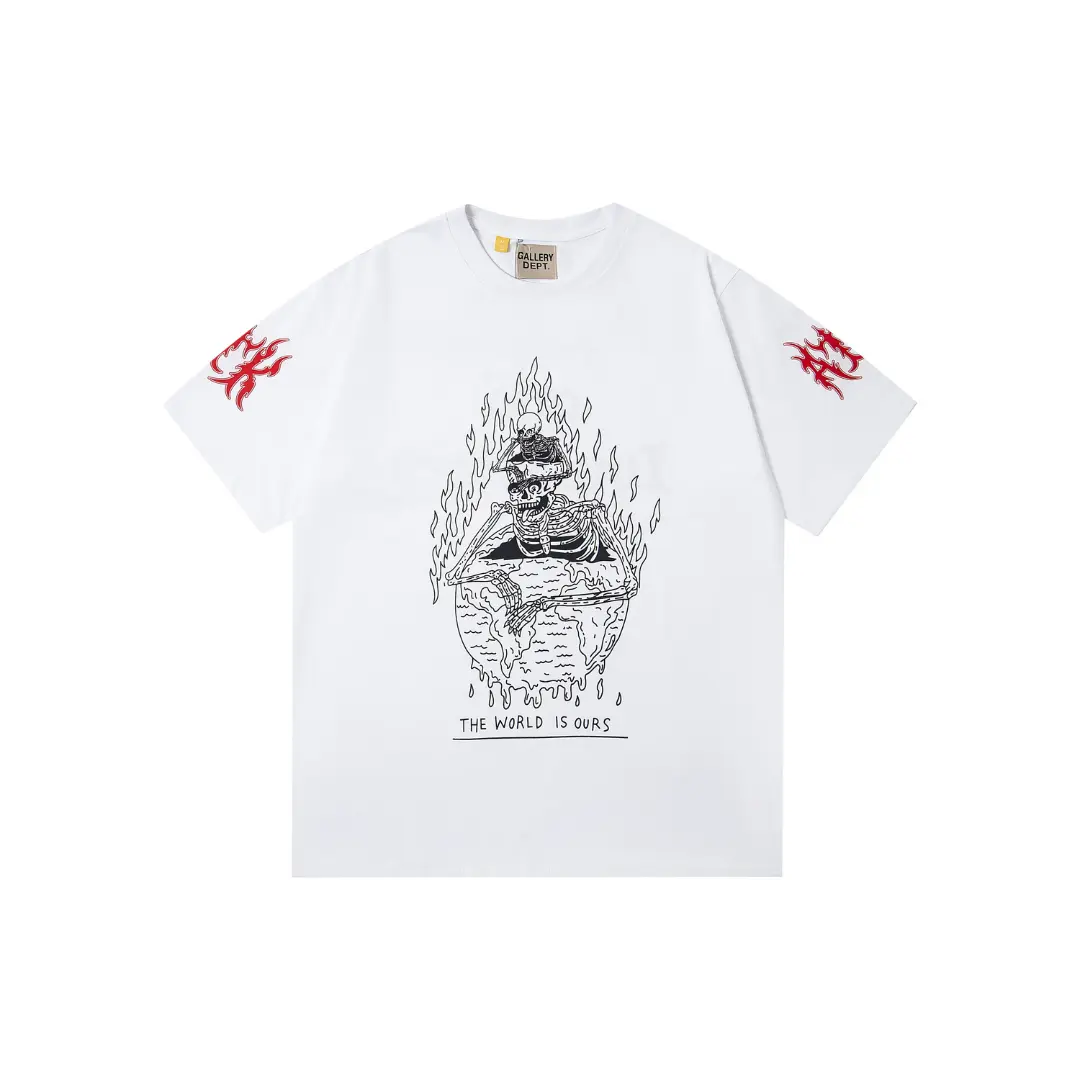 GALLERY DEPT. The World Is Ours Graphic T Shirt White