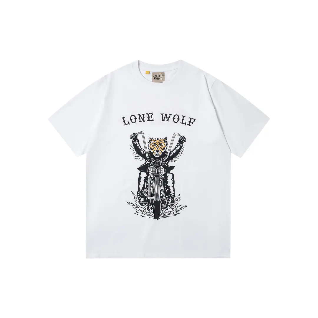 GALLERY DEPT. Lone Wolf Printed T Shirt White