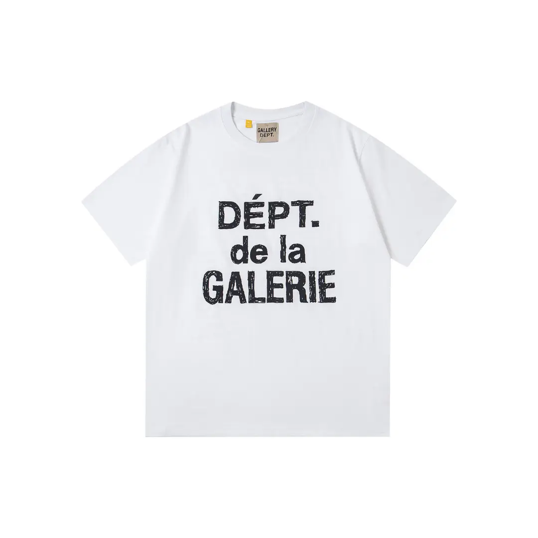 GALLERY DEPT. Dept De La Galerie Printed Classic T Shirt White