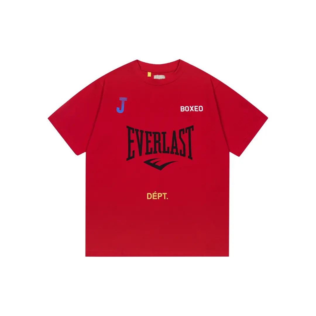 GALLERY DEPT. Everlast Test Print T Shirt Red
