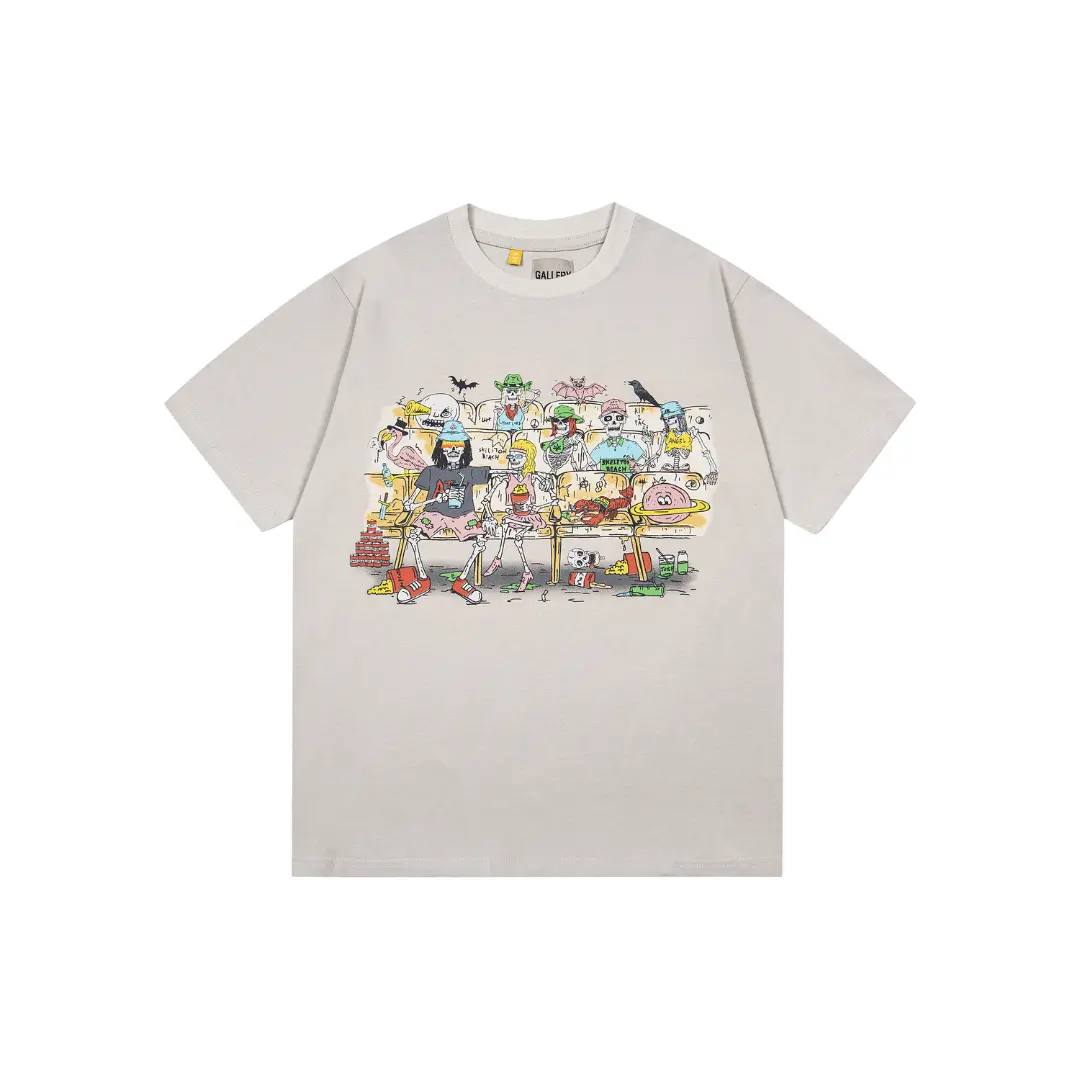 GALLERY DEPT. Scenario Monogram Print T Shirt Off White
