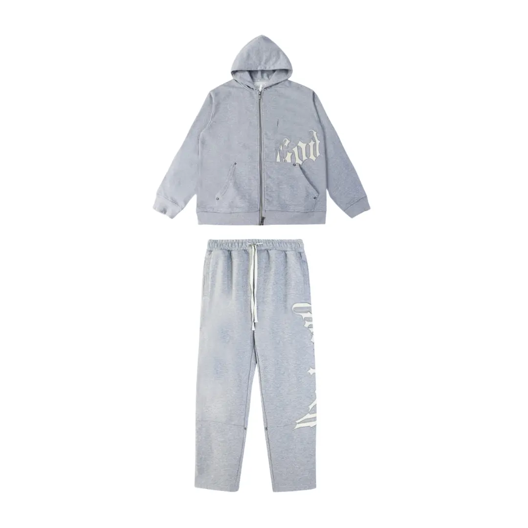 Fear Of God ESSENTIALS Tracksuit Set White With White Logo