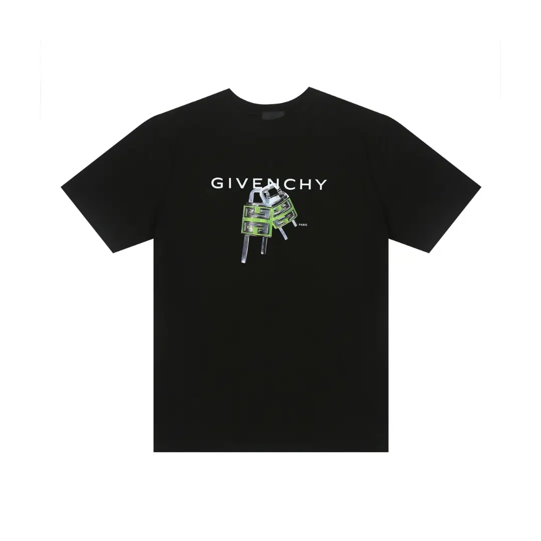 Givenchy Black T-Shirt With Monogram Design