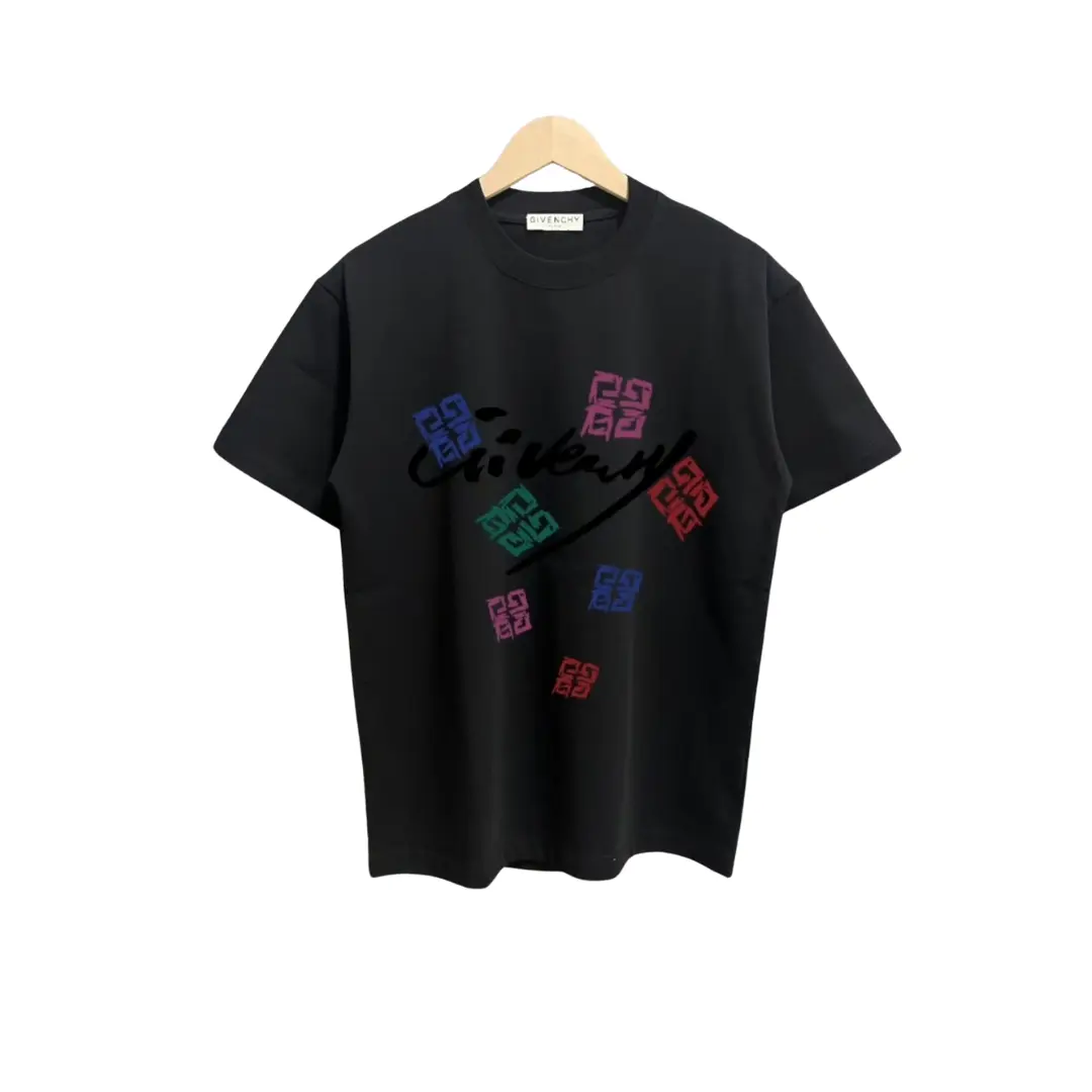 Givenchy Black T-Shirt With Design