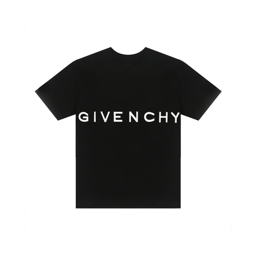 Givenchy T Shirt Black With Monogram Design