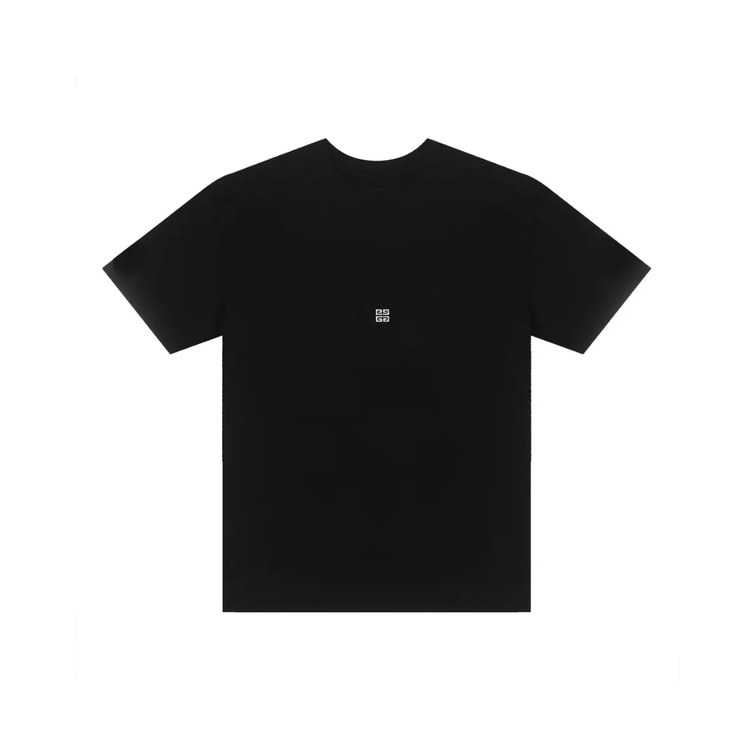Givenchy T Shirt Black With Logo Monogram