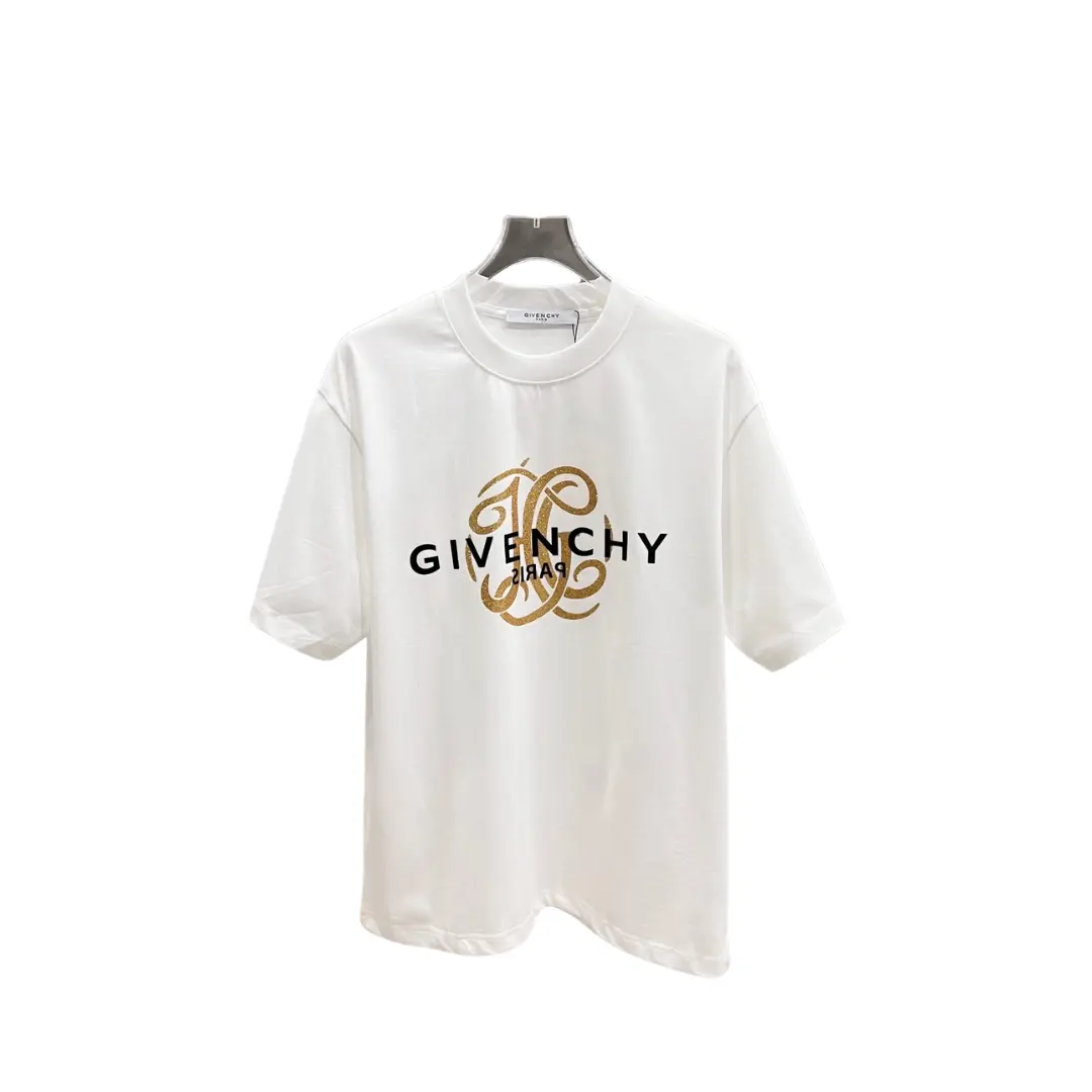 Givenchy White T Shirt With Monogram Sign