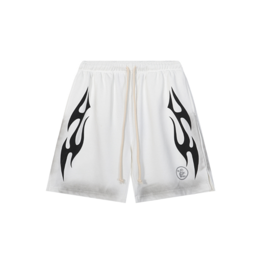 Hellstar Short Washed White With Design