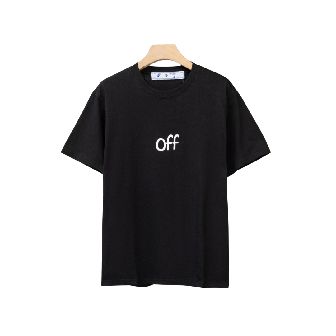 Off-White T Shirt Black With Off Logo