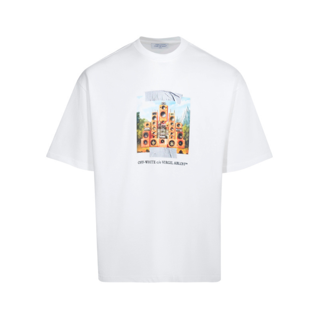 Off-White T Shirt White Scenario Design Print