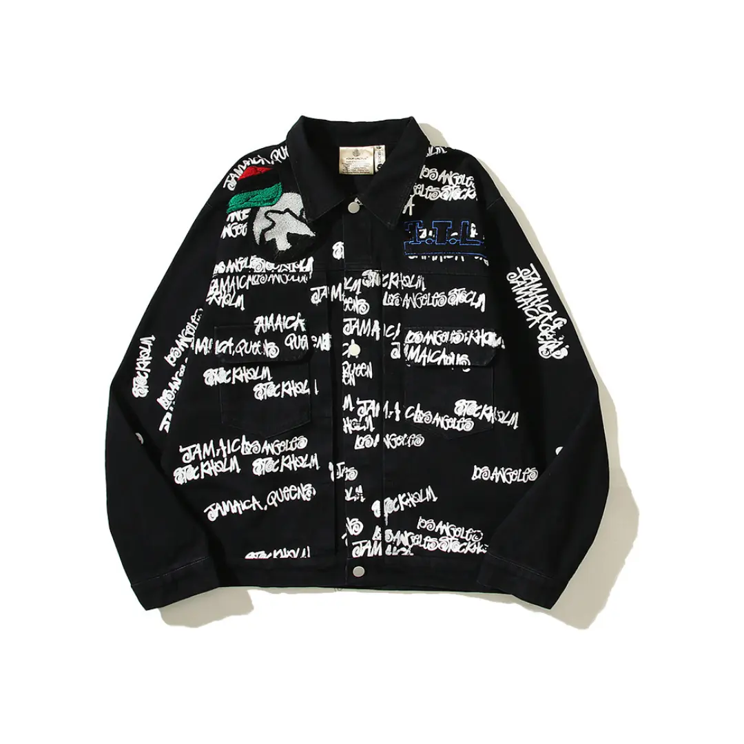 Stussy x Denim Tears x Our Legacy TTL Denim Jacket Black