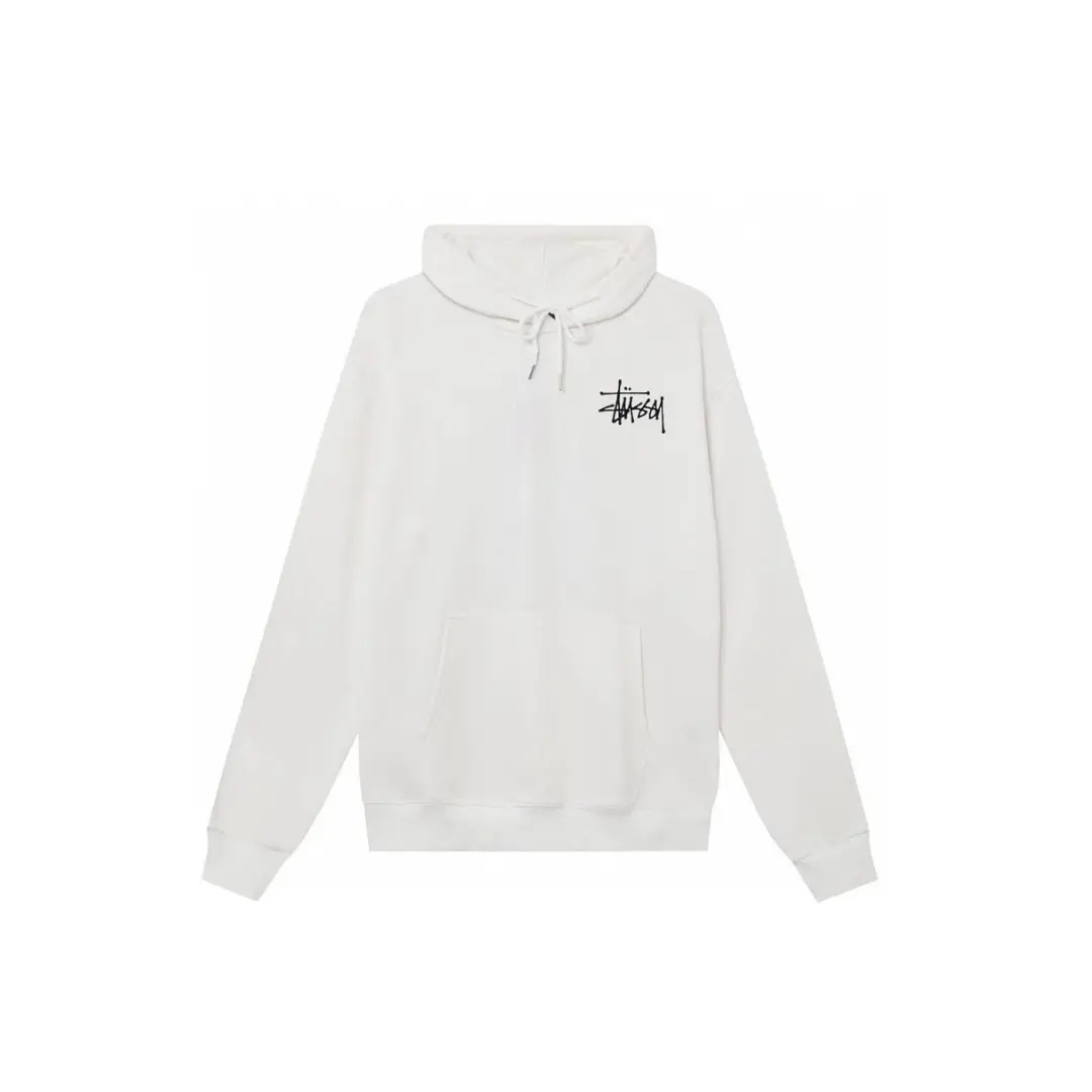 Stussy Basic Hoodie White