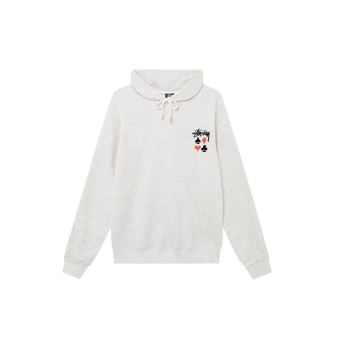 Stussy Basic Full Deck 2 Hoodie White