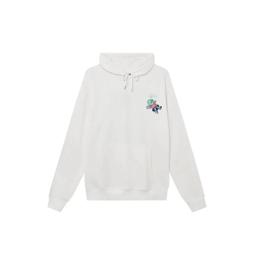 Stussy Dollie Fleece Hoodie White