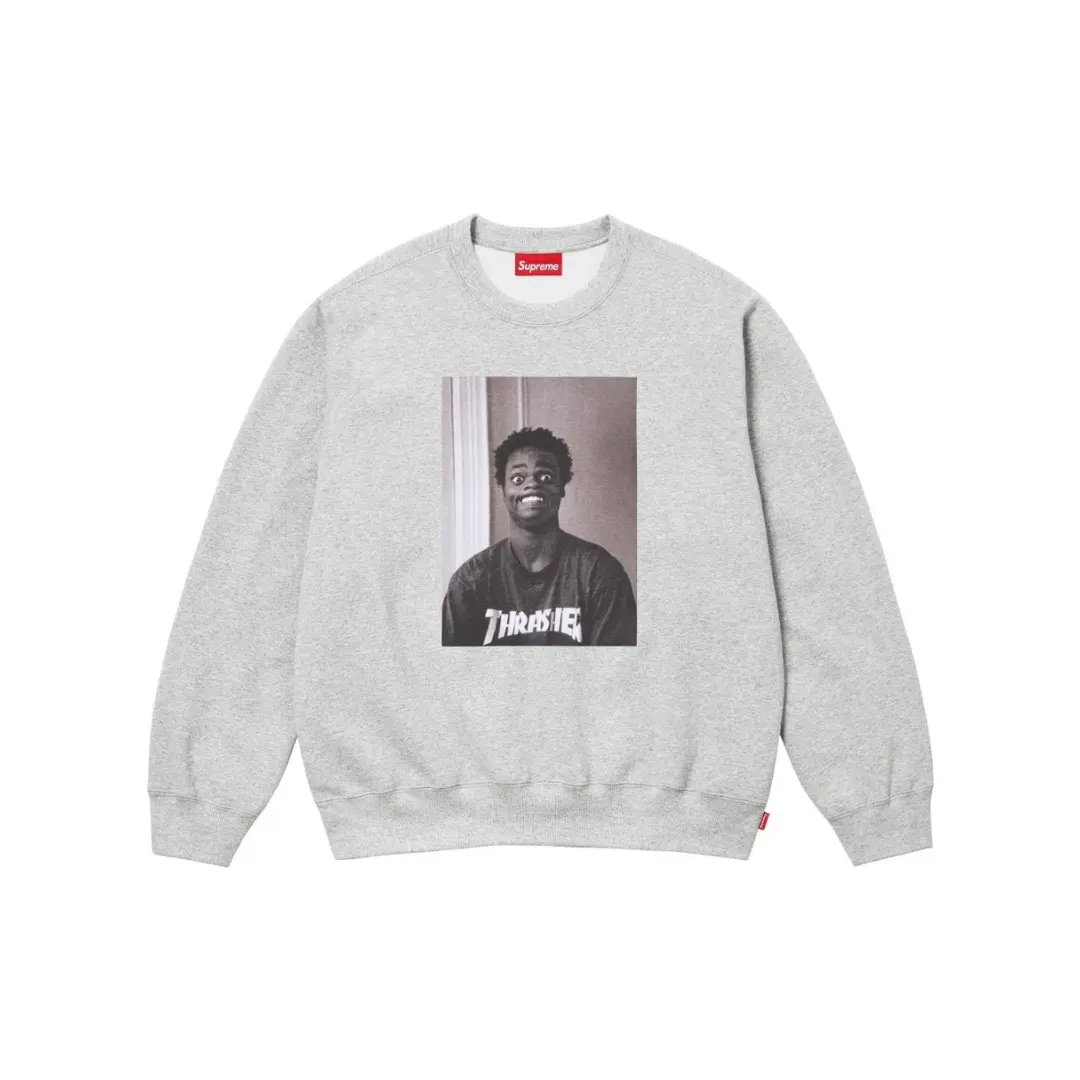 Supreme Thrasher Harold Crewneck Sweatshirt Gray