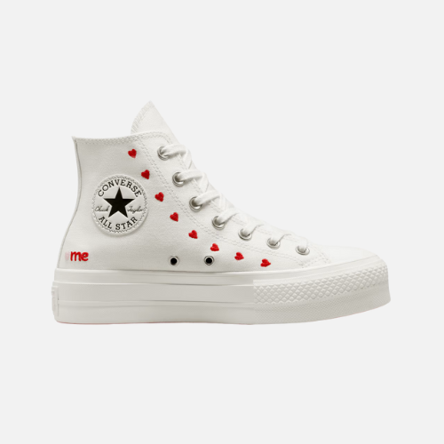 Converse All Star Plataforma Corazones