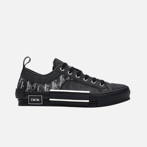 Dior Oblique B23 Low Canvas Oblique Black