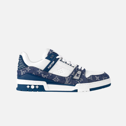Louis Vuitton Trainer - Monogram Denim White Blue