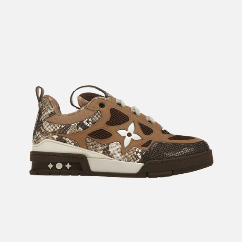 Louis Vuitton Skate Brown Snakeskin