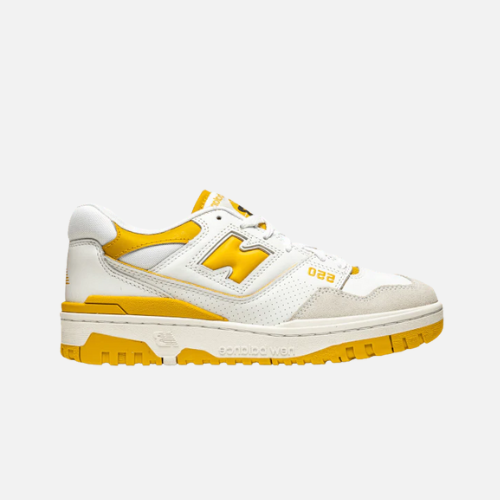 New Balance 550 Sea Salt Varsity Gold