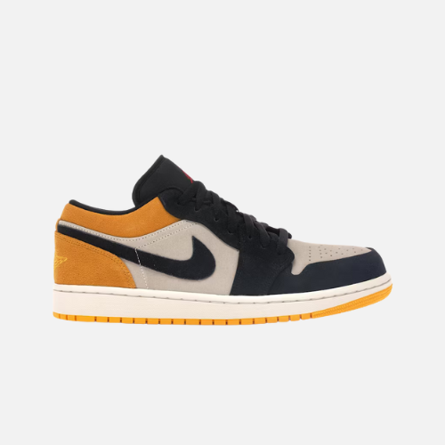 Air Jordan 1 Low Sail University Gold Black