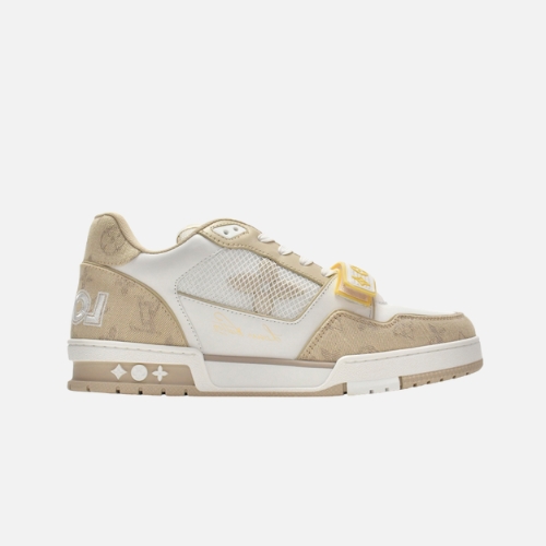 Louis Vuitton Trainer Beige Cloth Cover