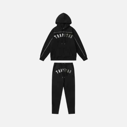 Split Arch Black Tracksuit
