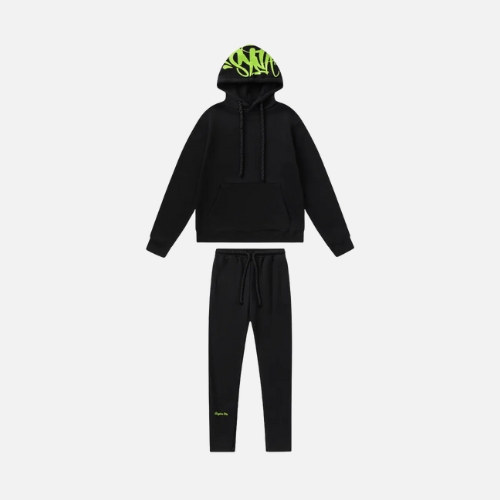 Syna World Black Green Tracksuit
