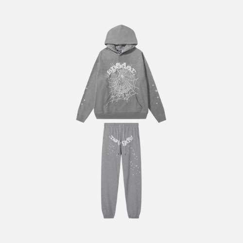 Sp5der Tracksuit Grey