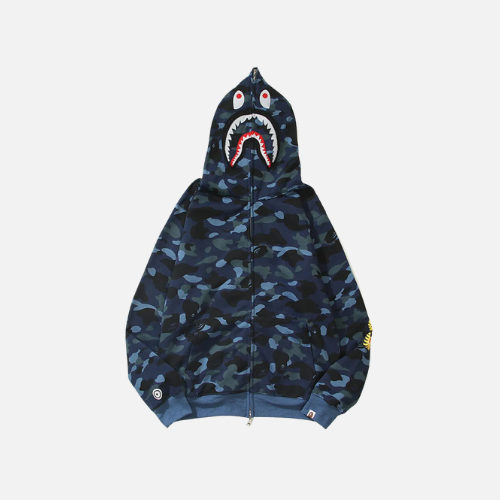 Hoodie Blue Camo Bape