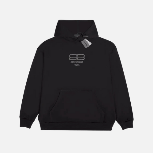 Hoodie Full Black Balenciaga