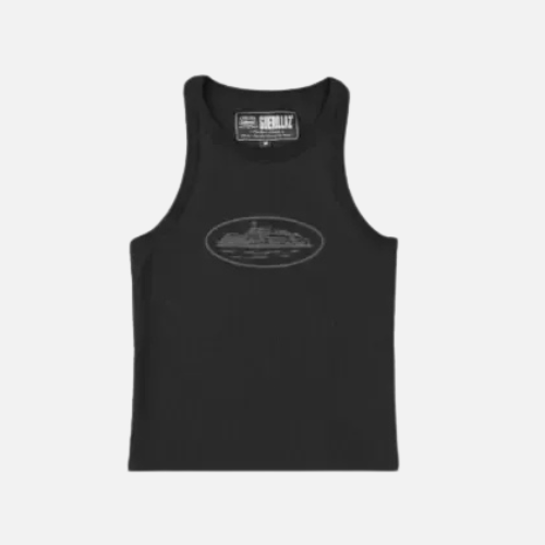 Corteiz Alcatraz Tank Top Black