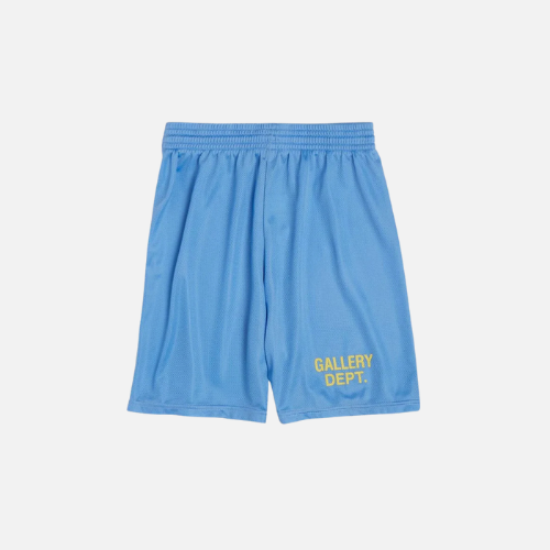 Gallery Dept Studio English Logo Gym Shorts Blue