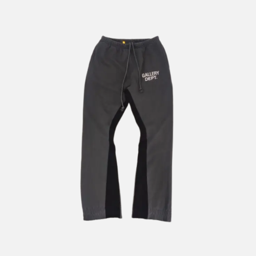 Gallery Dept Logo Flare Sweatpants Black